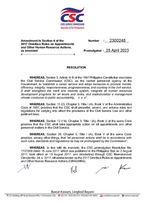 2017 oraohra|Amendment to Sec. 4 of the 2017 ORAOHRA as of 8 March 2023 (1).